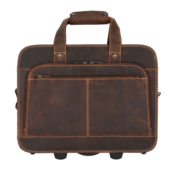 Greenburry Vintage 2 wielen Bedrijfswagen 33 cm Laptop compartiment