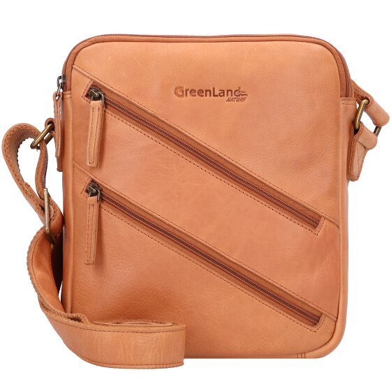 Greenland Nature Crossbody tas RFID-bescherming Leder 21 cm