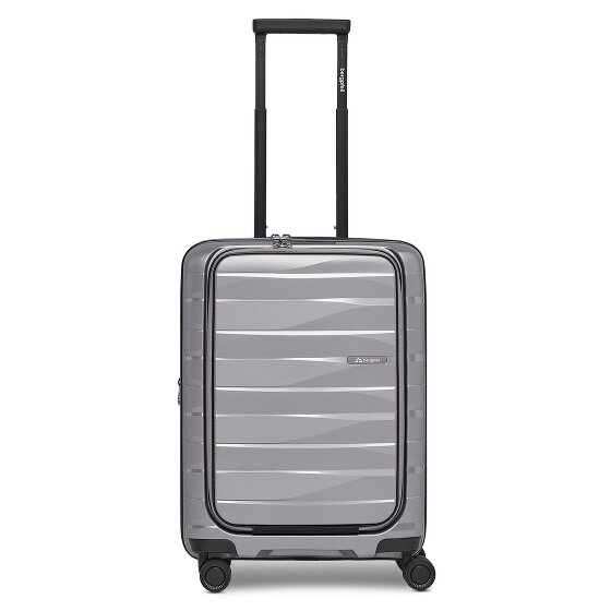 Bergpfeil Travel 4 wielen Cabinewagen 55 cm Laptopvak met uitbreidingsplooi