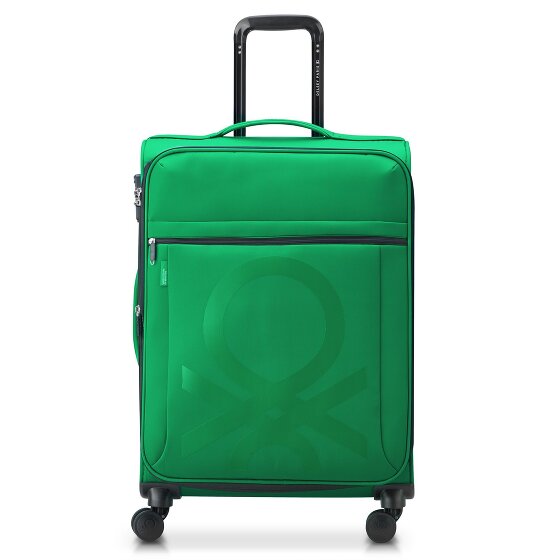 Delsey Paris x United Colors of Benetton Colour Bock 4-wiel trolley 67 cm met rekbare vouw
