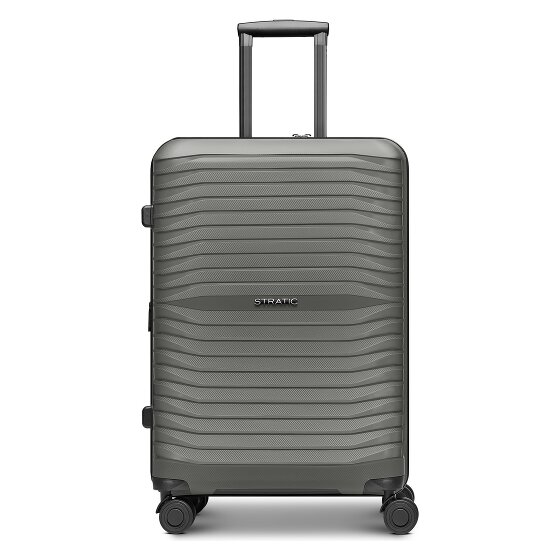 Stratic Shine 4 wielen Trolley 66 cm met uitbreidingsplooi