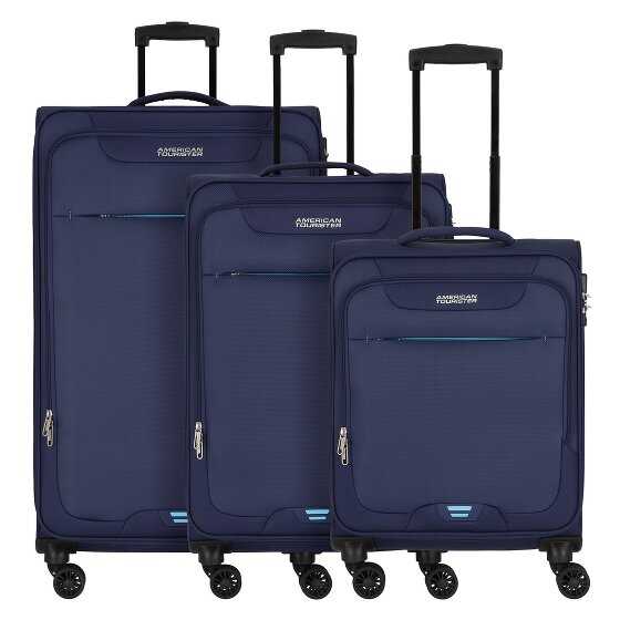 American Tourister Street Roll 4 wielen Kofferset 3-delig met uitbreidingsplooi