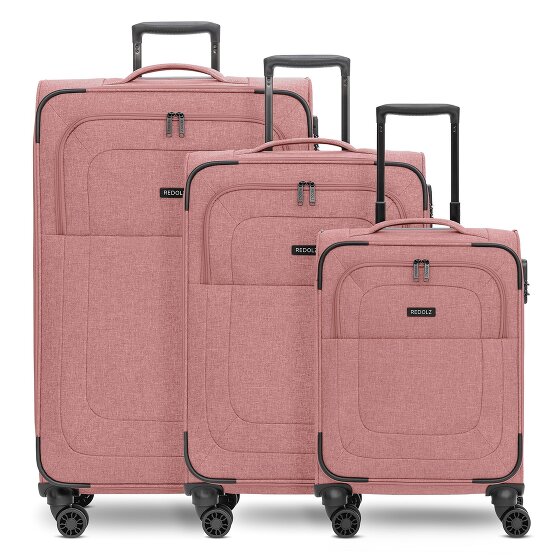 Redolz Essentials 12 THREE SET 4 wielen Kofferset 3-delig met uitbreidingsplooi