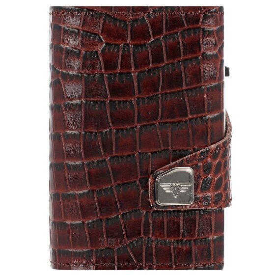 Tru Virtu Click & Slide Creditcardetui Portemonnee RFID Leer 6,5 cm