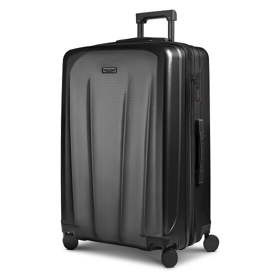 Police New York 4 wielen Trolley L 72 cm met uitbreidingsplooi