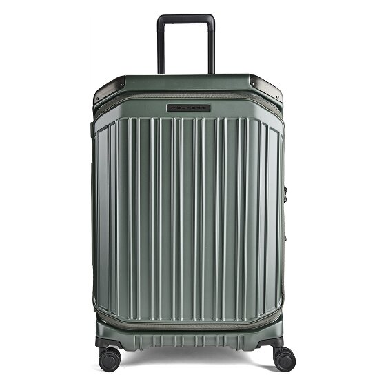 Piquadro PQ-Light 4 wielen Trolley M 69 cm met uitbreidingsplooi