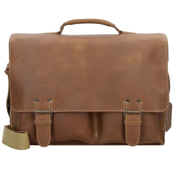 aunts & uncles Hunter Jack Messenger Leer 45 cm Laptopcompartiment