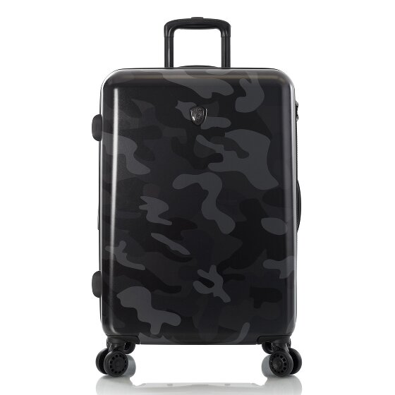 Heys Black Camo 4 wielen Trolley M 66 cm met uitbreidingsplooi