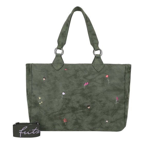 Fritzi aus Preußen Izzy Vintage Limited Embro Bloom Schoudertas 42 cm