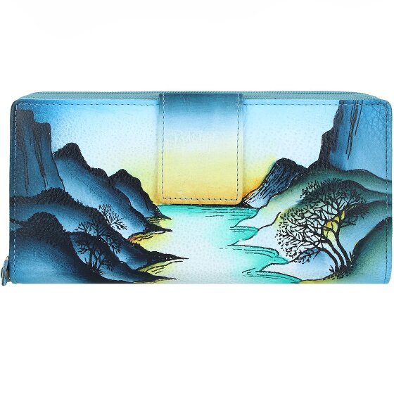 Greenland Nature Art+Craft Portemonnee RFID Leer 20 cm