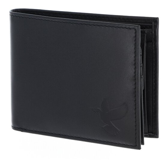 oxmox Leather Portemonnee RFID-bescherming Leder 12 cm