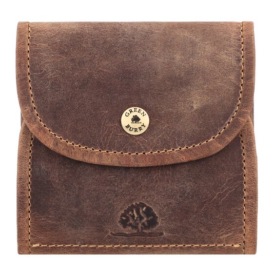 Greenburry Vintage jachtbuidel leer 11 cm