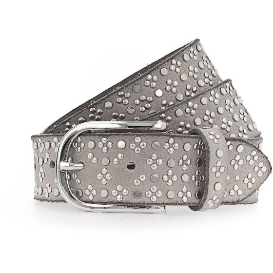 b.belt Studded riem leer