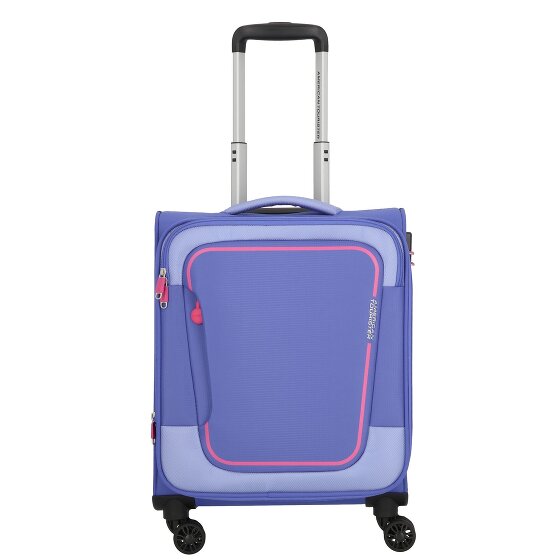 American Tourister Pulsonic 4 wielen Cabinewagen 55 cm met uitbreidingsplooi