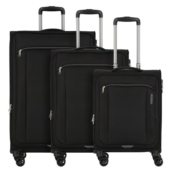 American Tourister Avantour 4 wielen Kofferset 3-delig met uitbreidingsplooi