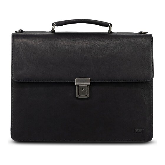 Jost Glasgow Aktentas RFID-bescherming Leder 40 cm Laptopvak