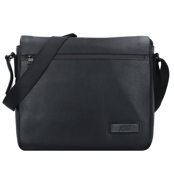 Jost Stockholm Messenger Leder 33 cm Laptopcompartiment