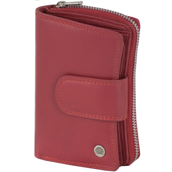 Greenburry Sponsachtig portefeuille leer 8,5 cm