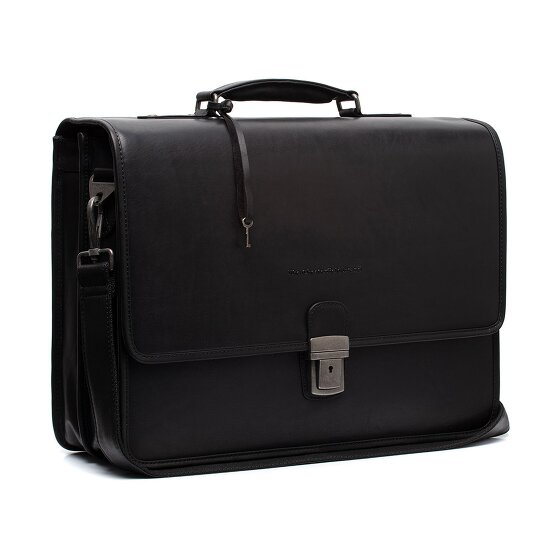 The Chesterfield Brand Glenwood Aktetas Messenger Leer 42 cm Laptop compartiment