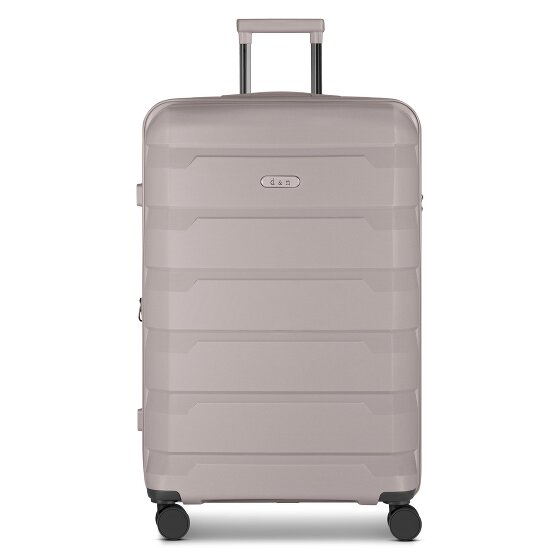 d&n South Dakota 4 wielen Trolley L 76 cm met uitbreidingsplooi