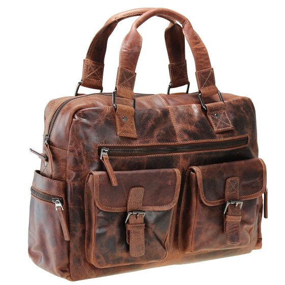 Greenland Nature Montana Handtas Leder 40 cm Laptopvak