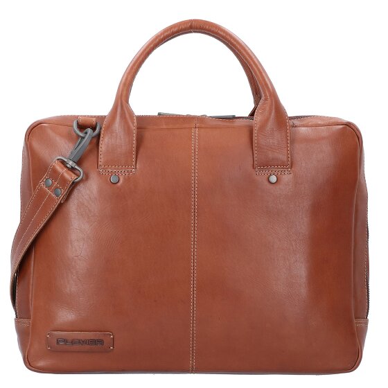 Plevier Navigator Tacan Koffer Leer 36 cm Laptop compartiment