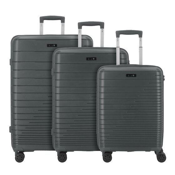 d&n Travel Line 4600 4 wielen Kofferset 3-delig
