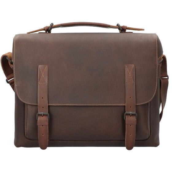 aunts & uncles The Workmates Big Fella Briefcase Leer 39 cm Laptopcompartiment
