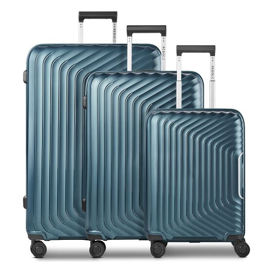 Redolz Essentials 01 4 wielen Kofferset 3-delig met uitbreidingsplooi
