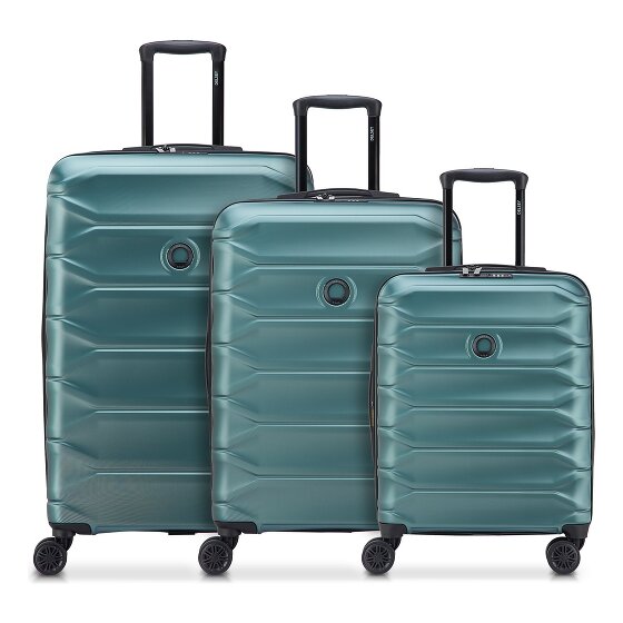 Delsey Paris Meteor 4 wielen Kofferset 3-delig met uitbreidingsplooi