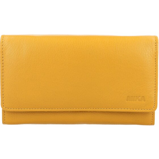 Mika Leren portemonnee 17 cm