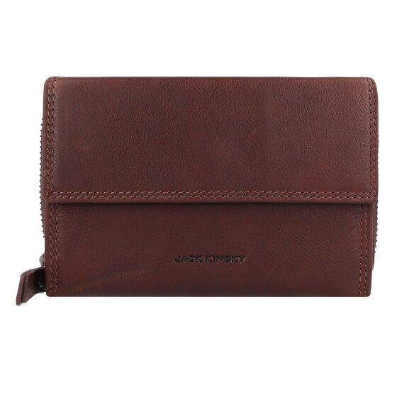 Jack Kinsky Montreal Portemonnee RFID-bescherming Leer 13.5 cm