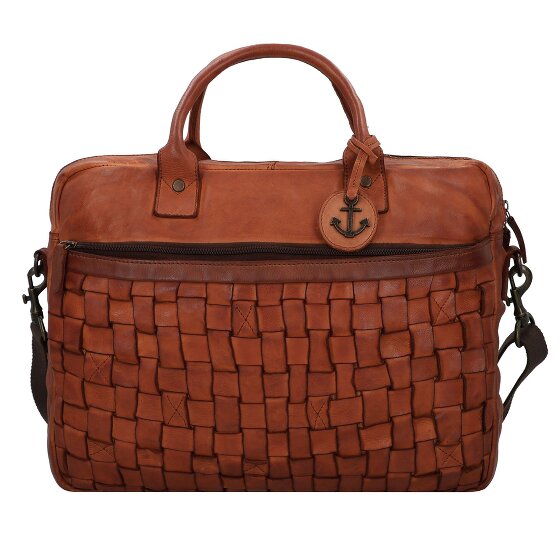 Harbour 2nd Urban Poets Blaise Koffer Leer 40 cm Laptop compartiment