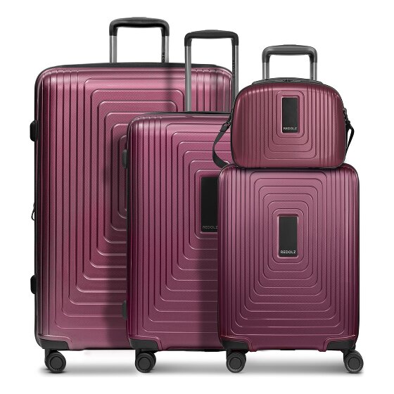 Redolz Essentials 14 4-wiel kofferset + beautycase 4 stuks met stretchvouw