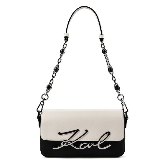 Karl Lagerfeld Signature 2.0 Schoudertas Leder 22 cm