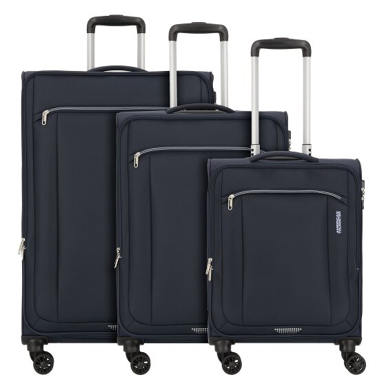 American Tourister Avantour 4 wielen Kofferset 3-delig met uitbreidingsplooi