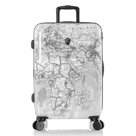 Heys Black Camo 4 wielen Trolley M 66 cm met uitbreidingsplooi