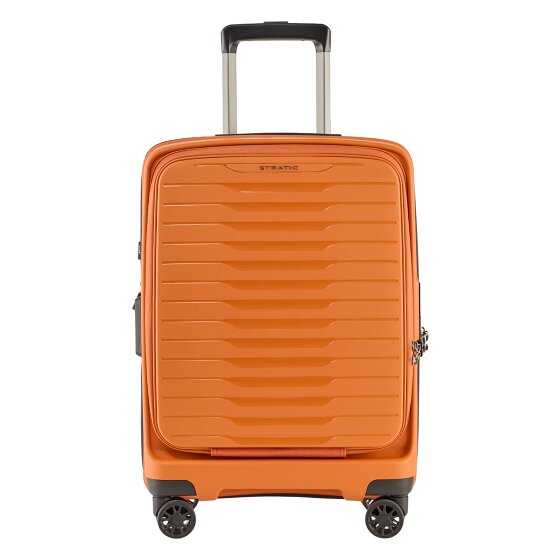Stratic Novium 4 wielen Cabinewagen S 55 cm Laptop compartiment met uitbreidingsplooi