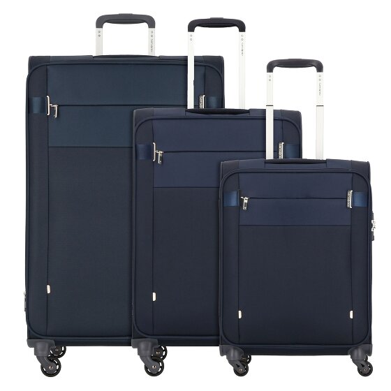 Samsonite Citybeat 4 wielen Kofferset 3-delig met uitbreidingsplooi