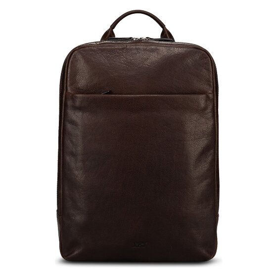 Jost Glasgow Dagrugzak RFID-bescherming Leder 44 cm Laptopvak