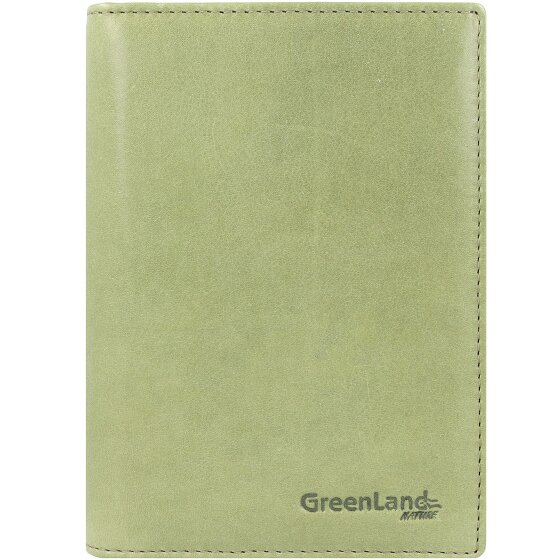 Greenland Nature Zachte gekleurde paspoorthoes RFID leer 12 cm