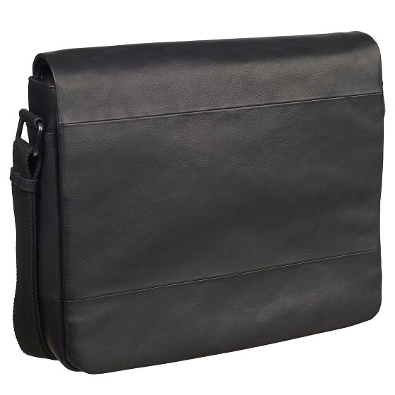 Leonhard Heyden Hamburg Messenger Leder 32 cm Laptopcompartiment