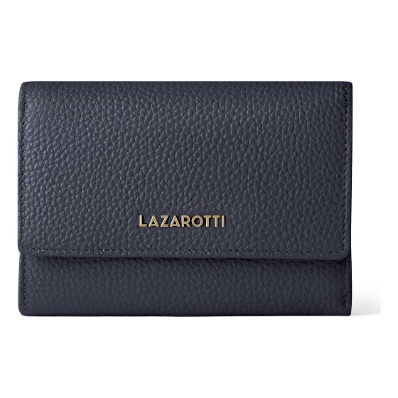 Lazarotti Bologna leer XL portemonnee met ritsvak leer 14 cm