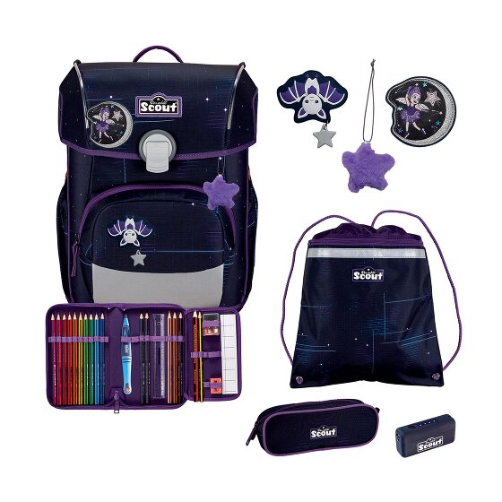 Scout Neo Exklusiv Safety Light Schooltas set 5-delig