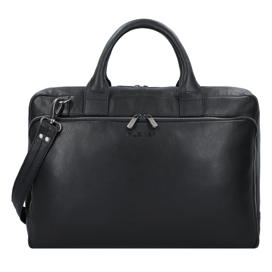 Plevier Vintage Bill Koffer Leer 40 cm Laptop compartiment