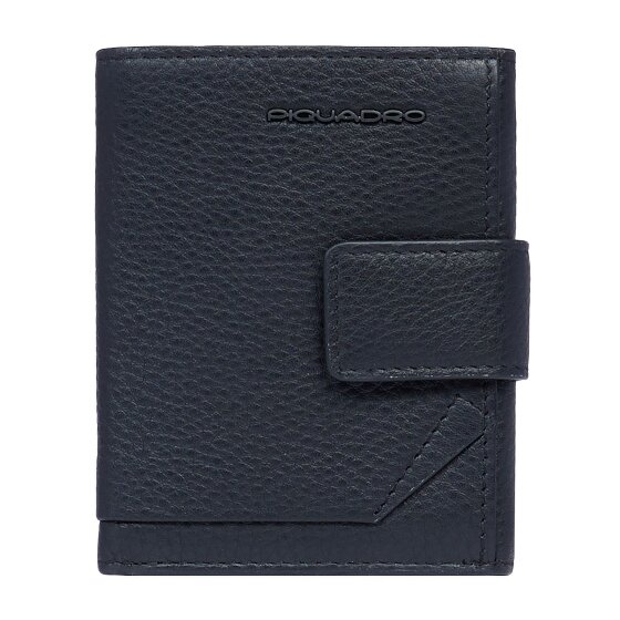 Piquadro Than Portemonnee RFID-bescherming Leer 10 cm