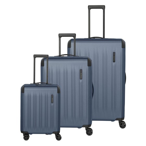 Travelite Dynamiic 4 wielen Kofferset 3-delig met uitbreidingsplooi
