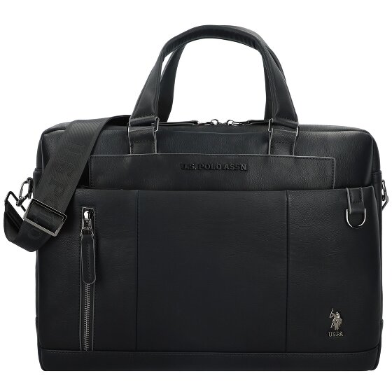 U.S. Polo Assn. Cambridge aktetas Leer 45 cm Laptopcompartiment