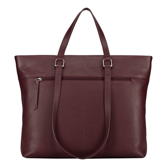 Jost Lysa Business Shopper van leer, 36 cm, laptopvak