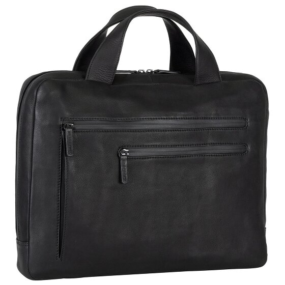 Leonhard Heyden Haagse Leren Aktetas 38 cm Laptopcompartiment